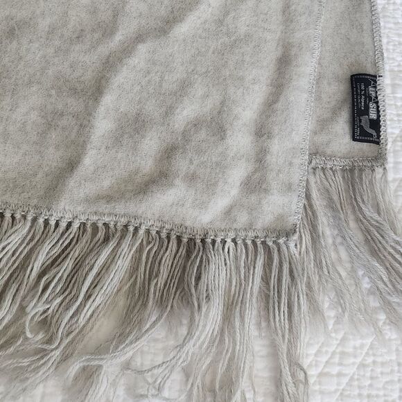 Alpaca scarve Cusco peru Alpaca wool scarf/scarve handmade 70" long - Picture 7 of 8